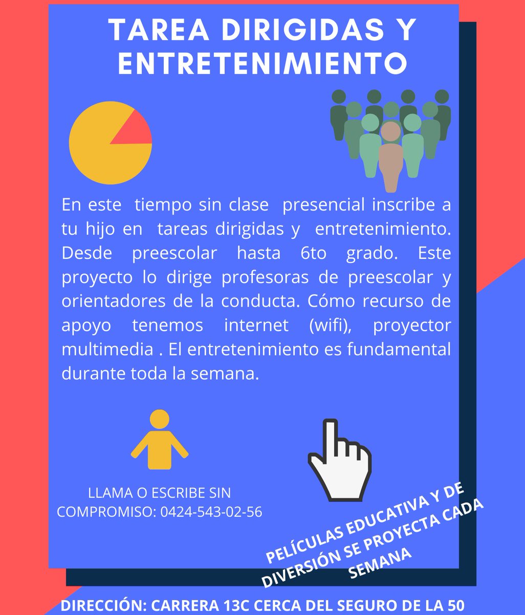 Tareas dirigidas y entretenimiento en Barquisimeto