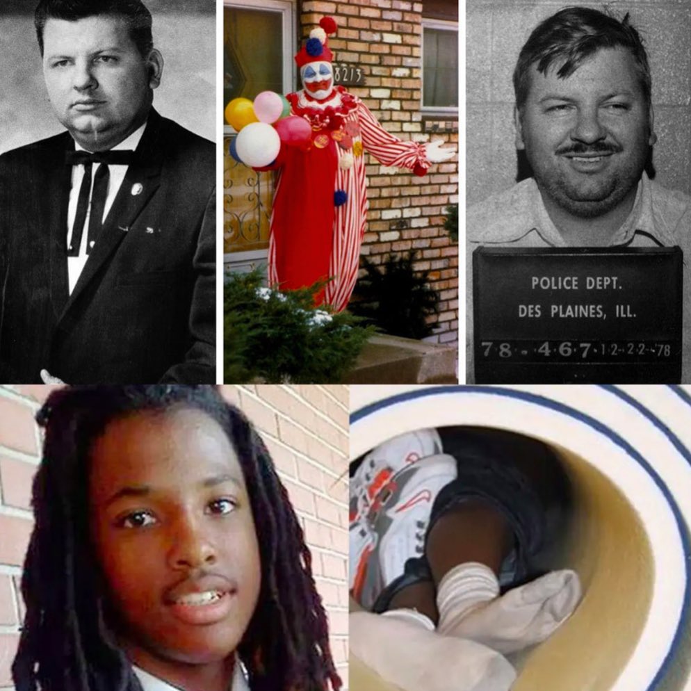 TwoBrunettes's tweet photo. Episode 6! 

We look into the crimes of the ‘Clown Killer’ John Wayne Gacy, and the suspected murder of Georgia teen Kendrick Johnson which is regaining attention with the #BLM movement. 

#murder #murderpodcast #truecrimepodcast #johnwaynegacy #johngacy #kendrickjohnsonmovement https://t.co/nbrPyJMgCr