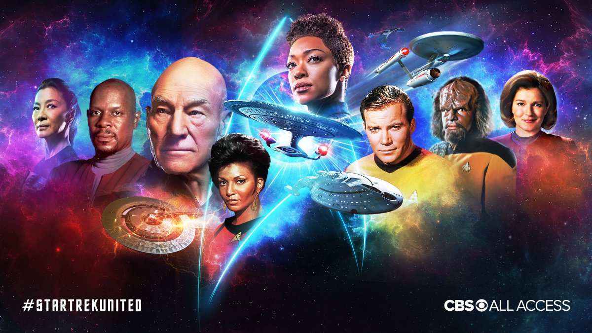 paramountplus's tweet photo. To celebrate #StarTrekUnited, stream Star Trek's most culturally impactful episodes FREE at the locations below:
- https://t.co/pyZ9OyqyUQ: https://t.co/mYgkivaH32
- CBS: https://t.co/Z3Y1KT4edN
- Twitch: https://t.co/1S7XpZcQuE
- PlutoTV: https://t.co/gGJJMKX82x https://t.co/rnU01MuWXI