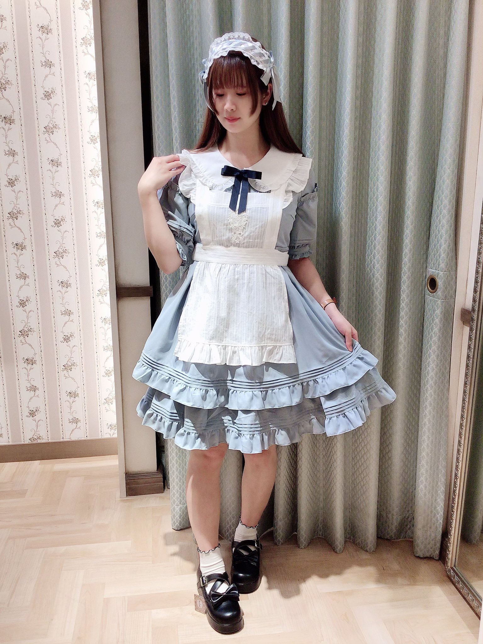 Amavel Romantic Heroine ワンピース ワインレッド 赤