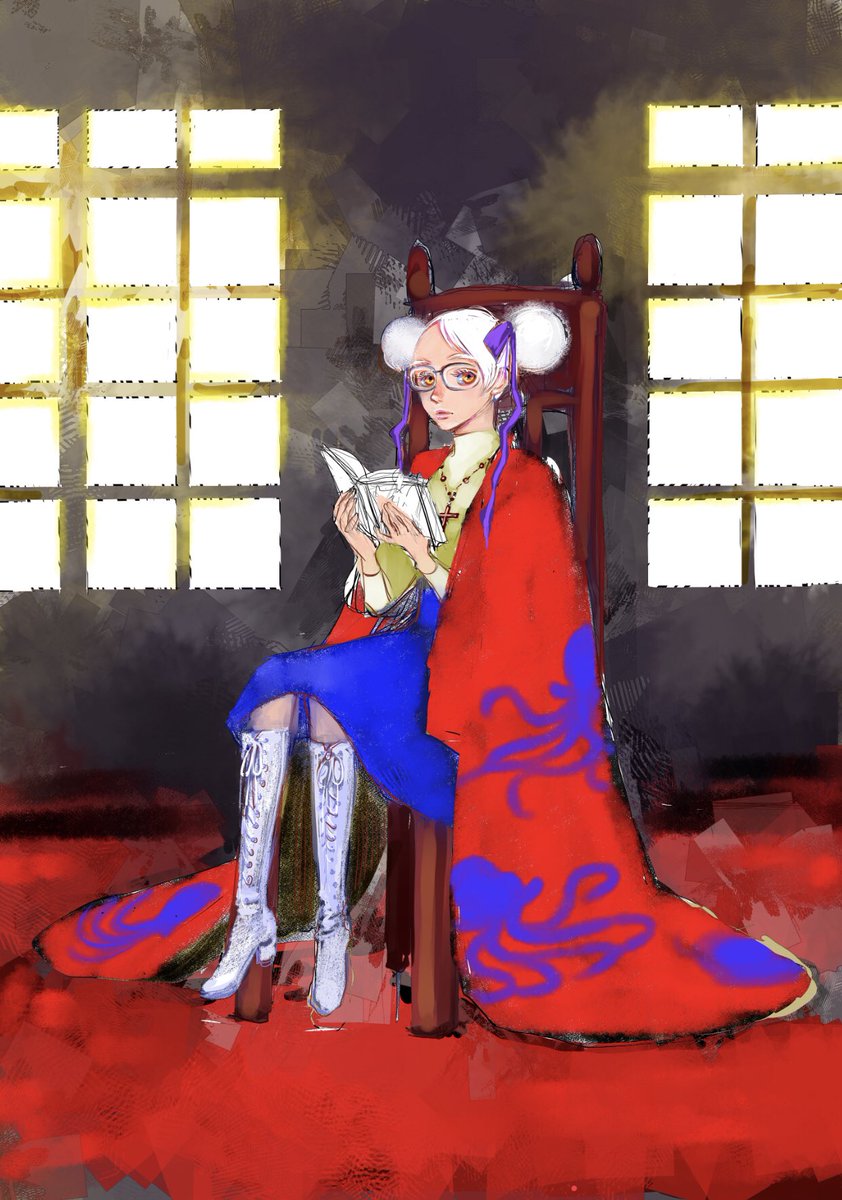 耐えきれずに殴りがき おかざき真里先生が 美術館の擬人化 で盛り上がる流れにのって京博さんと永青さんを擬人化 Togetter