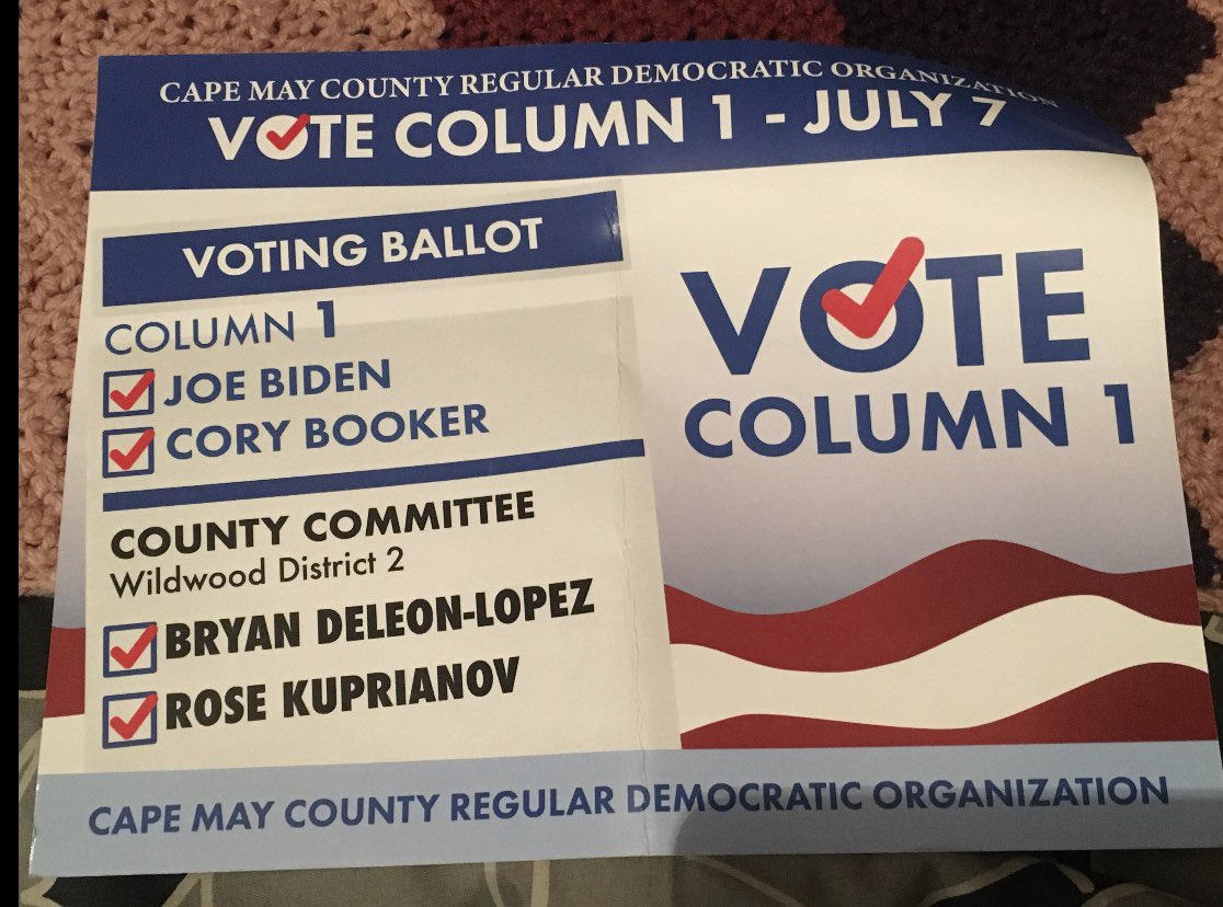 shancanrantan's tweet photo. @CMCDems are pulling out all stops to shut progressives out of Dem County Committee.  First trying to cancel the election and now with a text campaign and mailers.   Why?  @cmcindivisible @MattFriedmanNJ  @amysrosenberg  #abolishtheline #votecolumn2 https://t.co/NgfRtadrM7