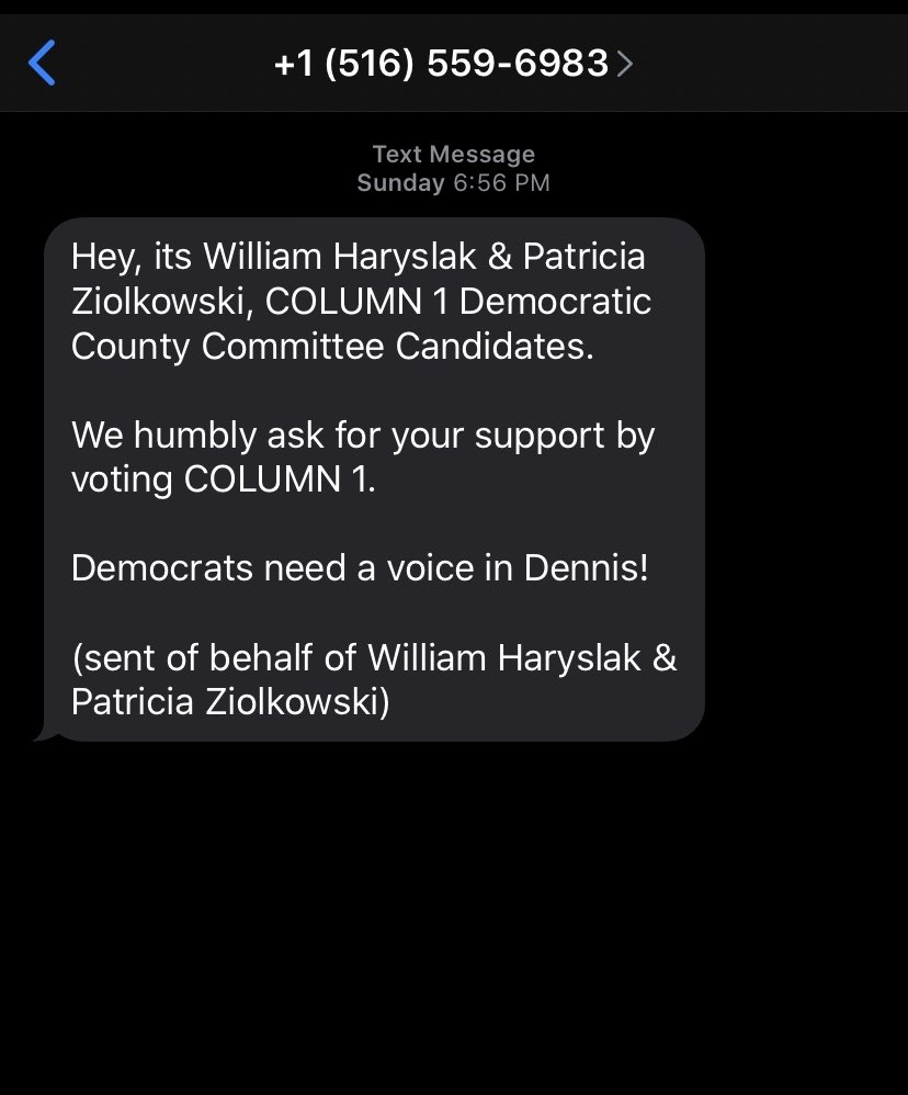shancanrantan's tweet photo. @CMCDems are pulling out all stops to shut progressives out of Dem County Committee.  First trying to cancel the election and now with a text campaign and mailers.   Why?  @cmcindivisible @MattFriedmanNJ  @amysrosenberg  #abolishtheline #votecolumn2 https://t.co/NgfRtadrM7