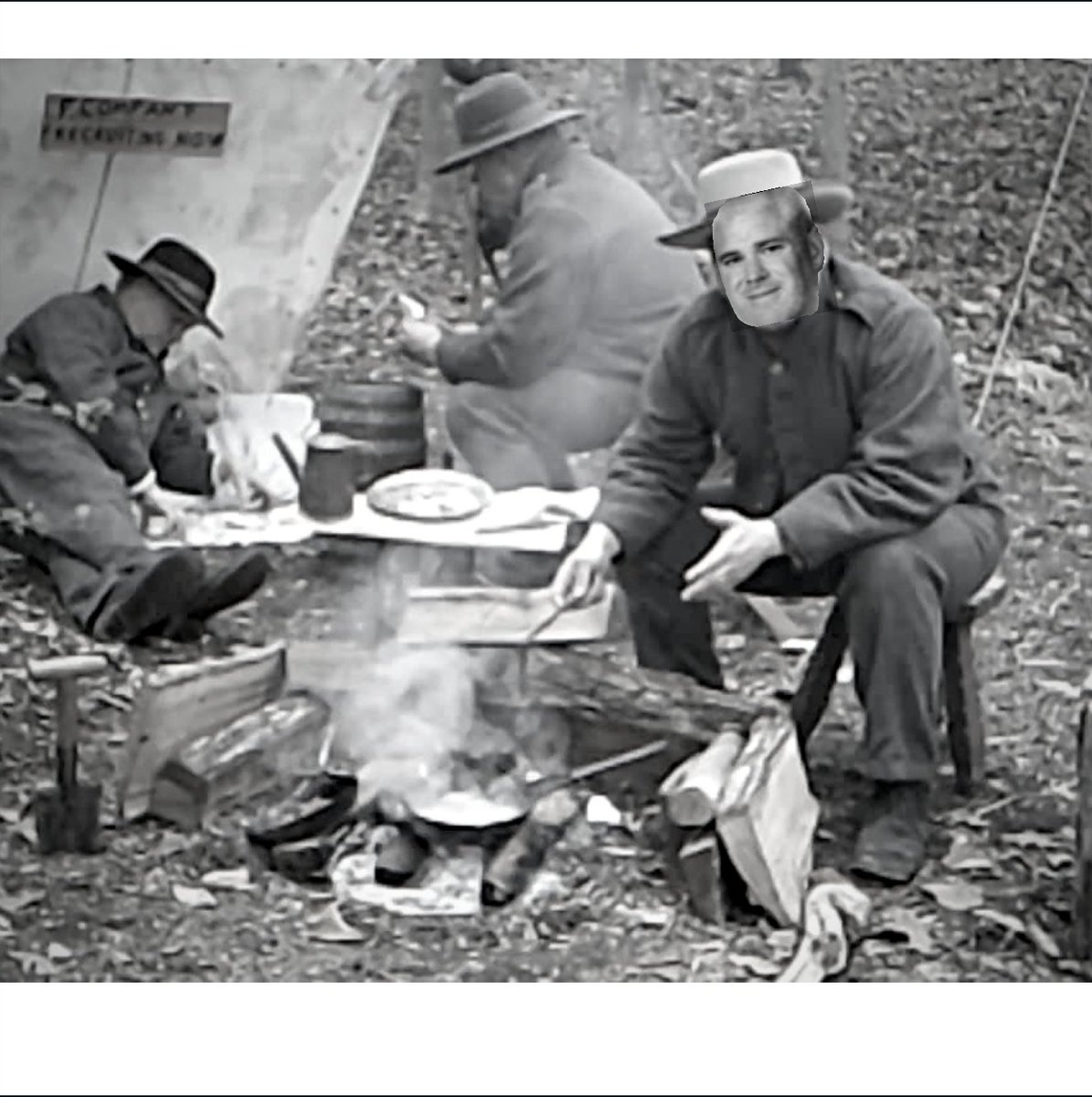 ColonelShoaff's tweet photo. @CAMPrincipal Colonel Brown

I recall the Battle of Flat Branch many years ago with your Army of Raiders. I had the perfect battle strategy on parchment but my ravenous hunger overwhelmed and I used it as kindling to cook coyote tail soup. General Stauder was fit to be tied. https://t.co/LYjIJPJ03p