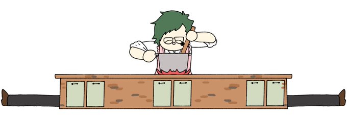 自分で描いといて腹抱えてる 