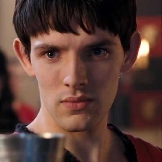 // Kind of pathetic when you find a random picture of basically just Merlin's face and know exactly what season, episode and scene it's from. #Season1Episode4ThePoisonedChalice