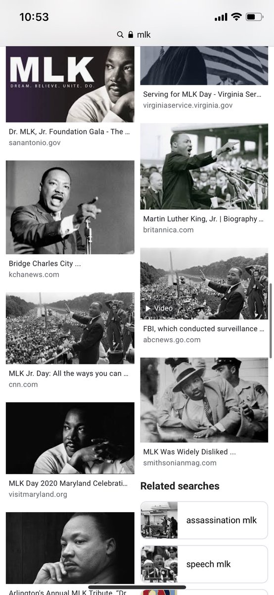 Google images MLK and THIS is what you Will find.