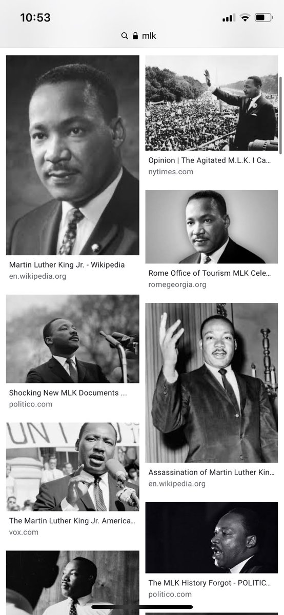 Google images MLK and THIS is what you Will find.