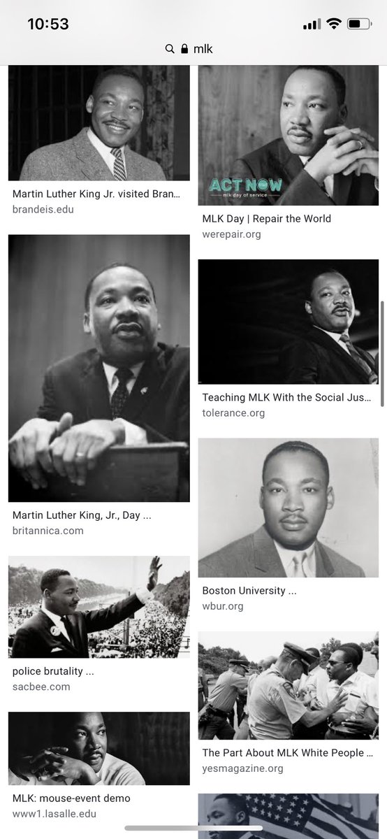Google images MLK and THIS is what you Will find.