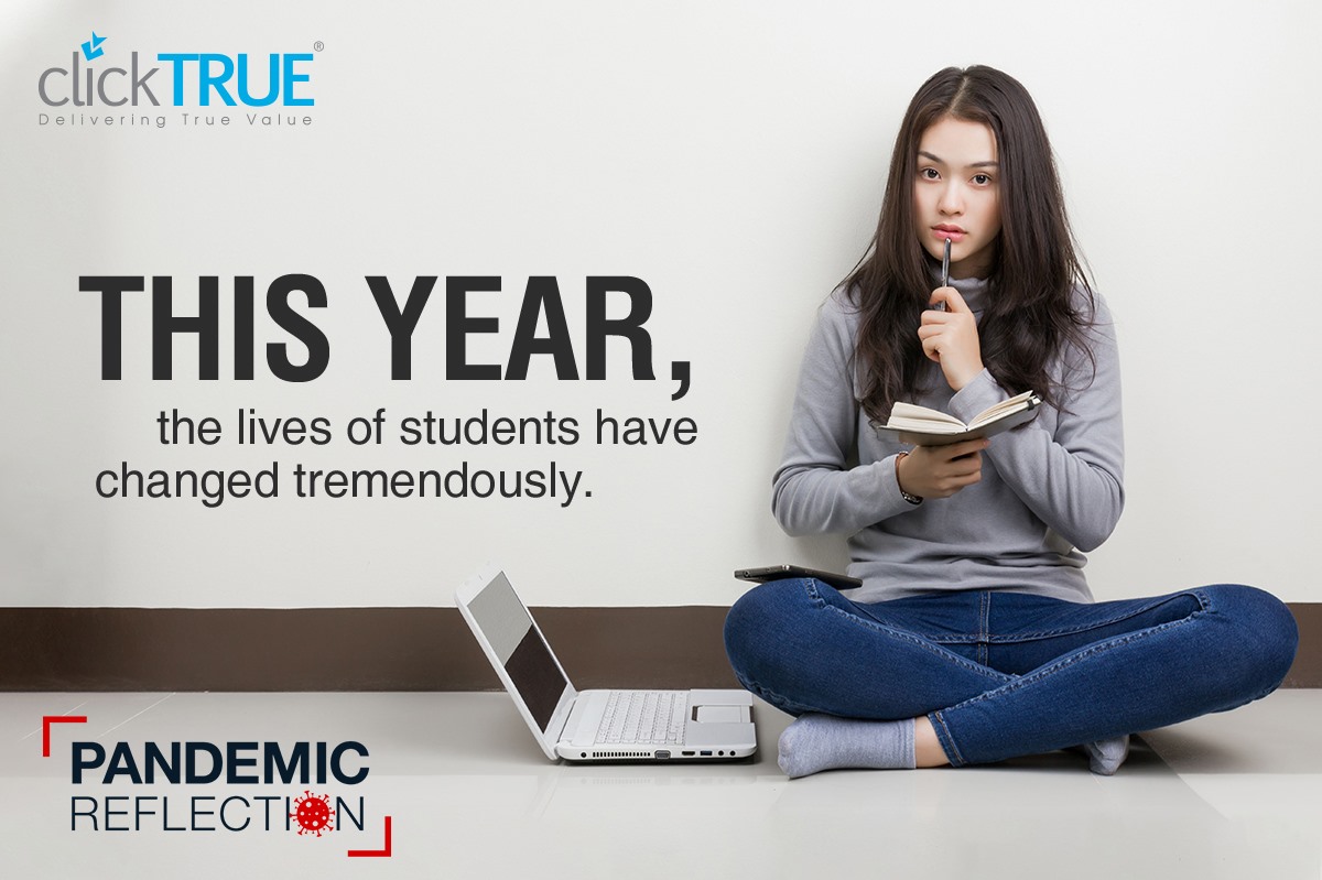 clickTRUE's tweet image. #PandemicReflections: Students are waking up to new realities. If your business involves them, how can your service be of value to them?