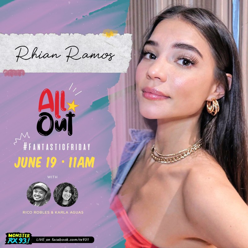 Ready for another #FANtasticFriday? We've got the amazing @whianwamos on #AllOut this Friday, June 19! 😍 If you've got questions, send them in the comments ☮️ #RhianRamosGoesAllOut #RX931 #IAmAMonster #RhianRamos