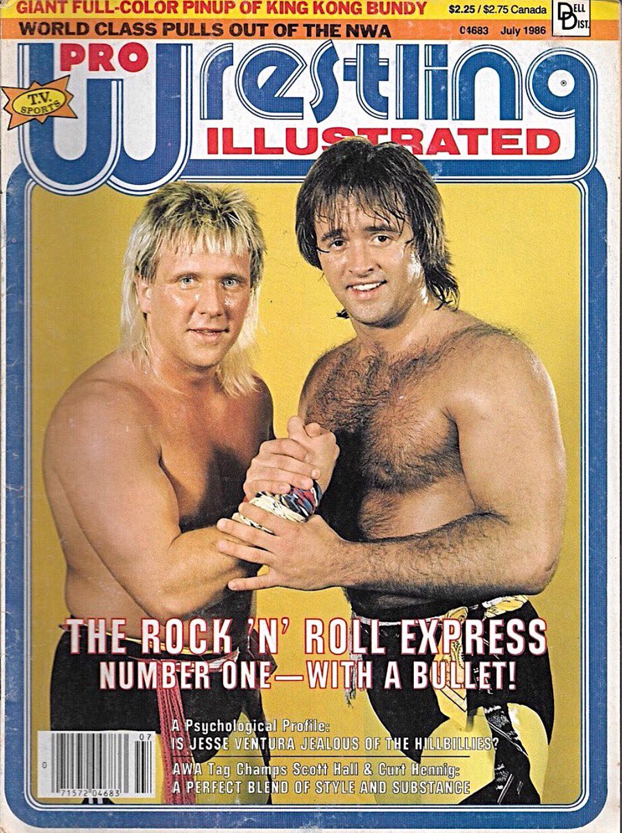 RealRickyMorton's tweet image. This is still supposely the best sellng magazine for @OfficialPWI 
Pretty cool for the year of 1986!