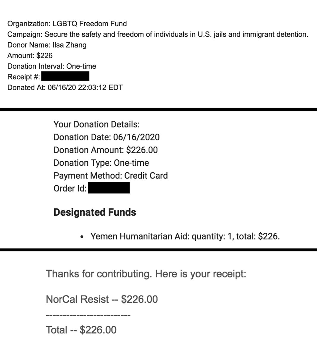 Together, we've raised $1130 through raffle entries and 1st half of June online store profits! Thank you so much for your contributions! Proceeds were donated to The Okra Project, Black Trans Protestors Emergency Fund, LGBTQ Freedom Fund, Islamic Relief USA, &amp; NorCal Resist (1/2) https://t.co/dwejlPuIlp 