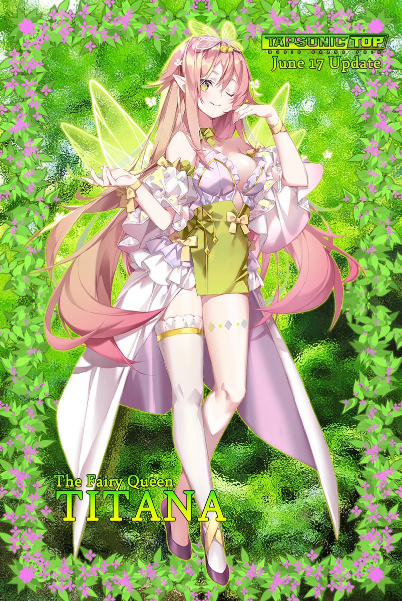 Tapsonic Top 日本公式 Twitterren 新キャラ紹介 恒例の新キャラ紹介コーナーです 妖精女王 ティターナ 妖精の国を治める女王様です 心優しく 女王にふさわしい気品が漂います アルウェンとも面識があるようで 普段人目を避ける妖精の長が目立つ Tapsonic Top 日本公式 Twitterren 新キャラ紹介 恒例の新キャラ紹介コーナーです 妖精女王 ティターナ 妖精の国を治める女王様です 心優しく 女王にふさわしい気品が漂います アルウェンとも面識があるようで 普段人目を避ける妖精の長が目立つ
