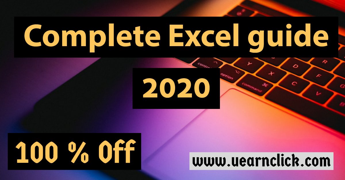 divinesahajyog's tweet image. uearnclick.com/zero-to-hero-i…
#excel #microsoftexcel #excelguide #computer #udemycoupon #uearnclick_freecourse