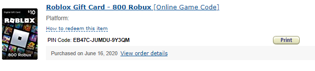 Roblox Pin Codes 2020 July