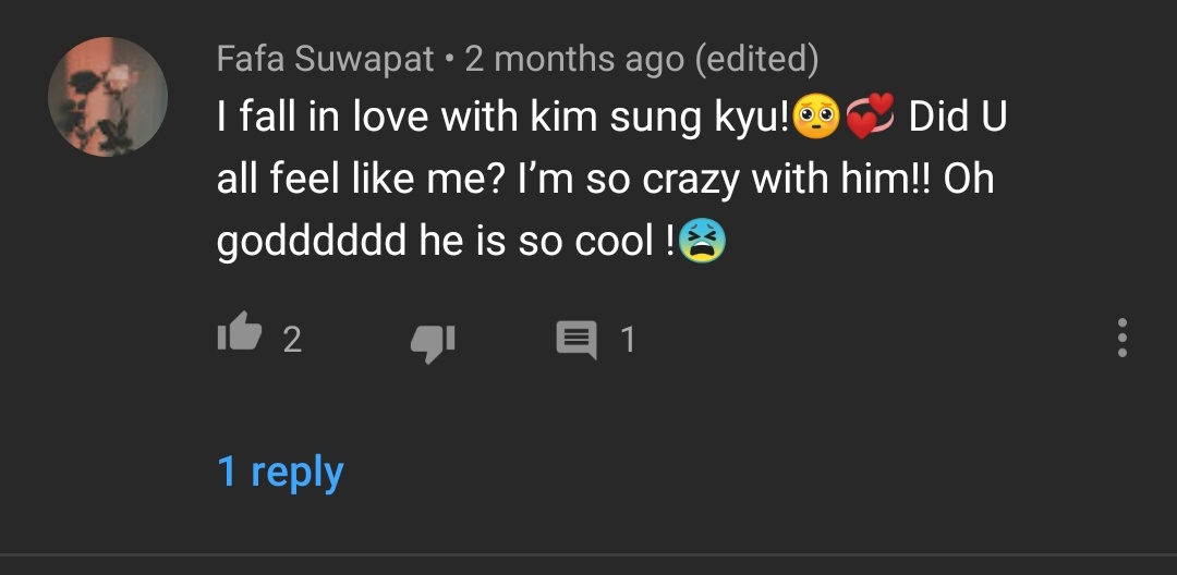 You're not special we all love Kim sungkyu