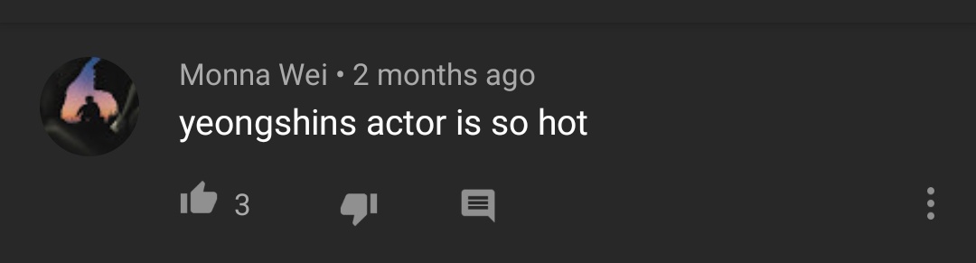 These are just thirst comments and I respect that