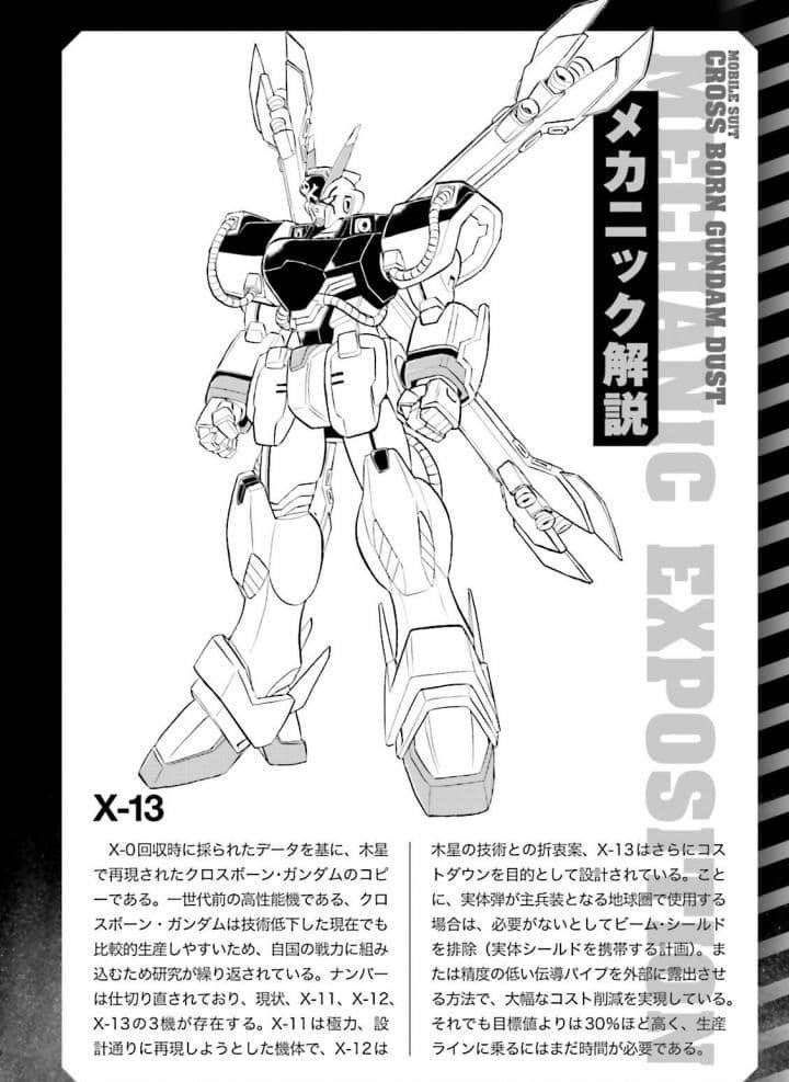 パイプ付きガンダムはわりと前にX13ってやつも居るからなあ。
しかも木星製の量産用劣化コピー 