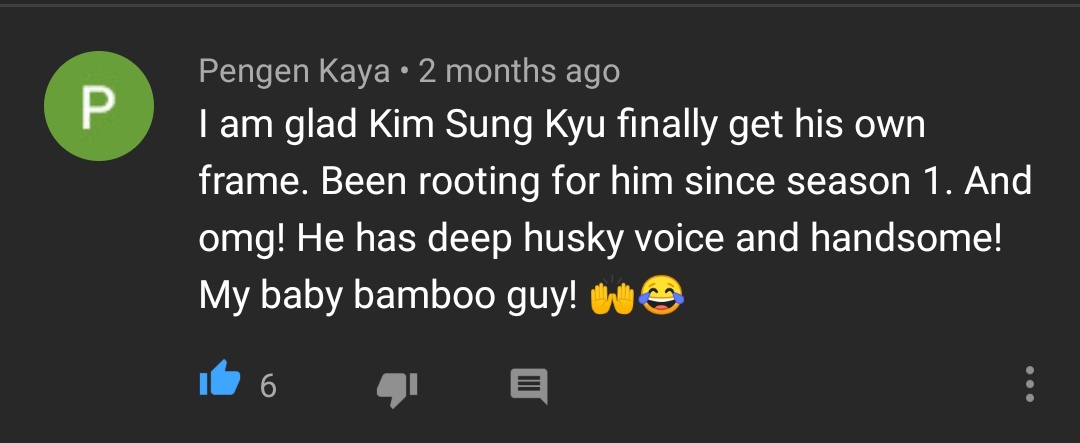 Baby.... bamboo.... (also the username is sending me because in Indonesian it means "wanna be rich", big mood)