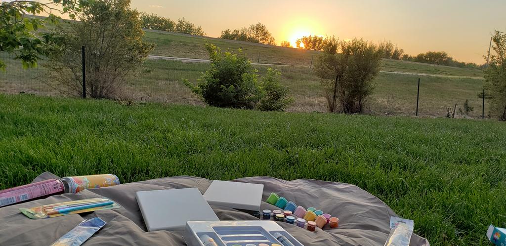 bubblywaffo's tweet photo. @lady__stardust_ inspired me so @TridentCosplay1 & I painted at sunset.
I did a pink nebula while he did red cherry blossoms in the moonlight
#painting #amatuer #quarantinetimepass #quarantinedLGBTQ #quarantinediaries
#COsunset https://t.co/9TktUcX3q2