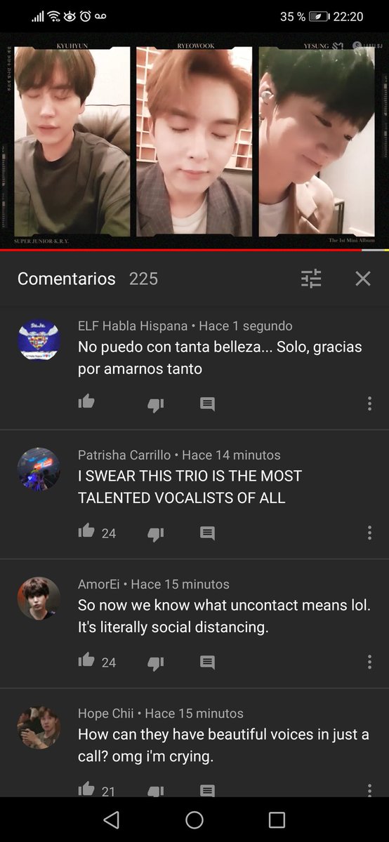 ELFMexLatam's tweet photo. Regalito de #SuperJuniorKRY para Elf 😍😍😍

Cómo si te cantaran en una video llamada, Uncontact Live a Performance 😍

YouTube 👇
https://t.co/nn3HmxM9wB

Vlive 👇
https://t.co/SYLtItBEGo

@SJofficial #SUPERJUNIOR https://t.co/7kSpnDDeKi