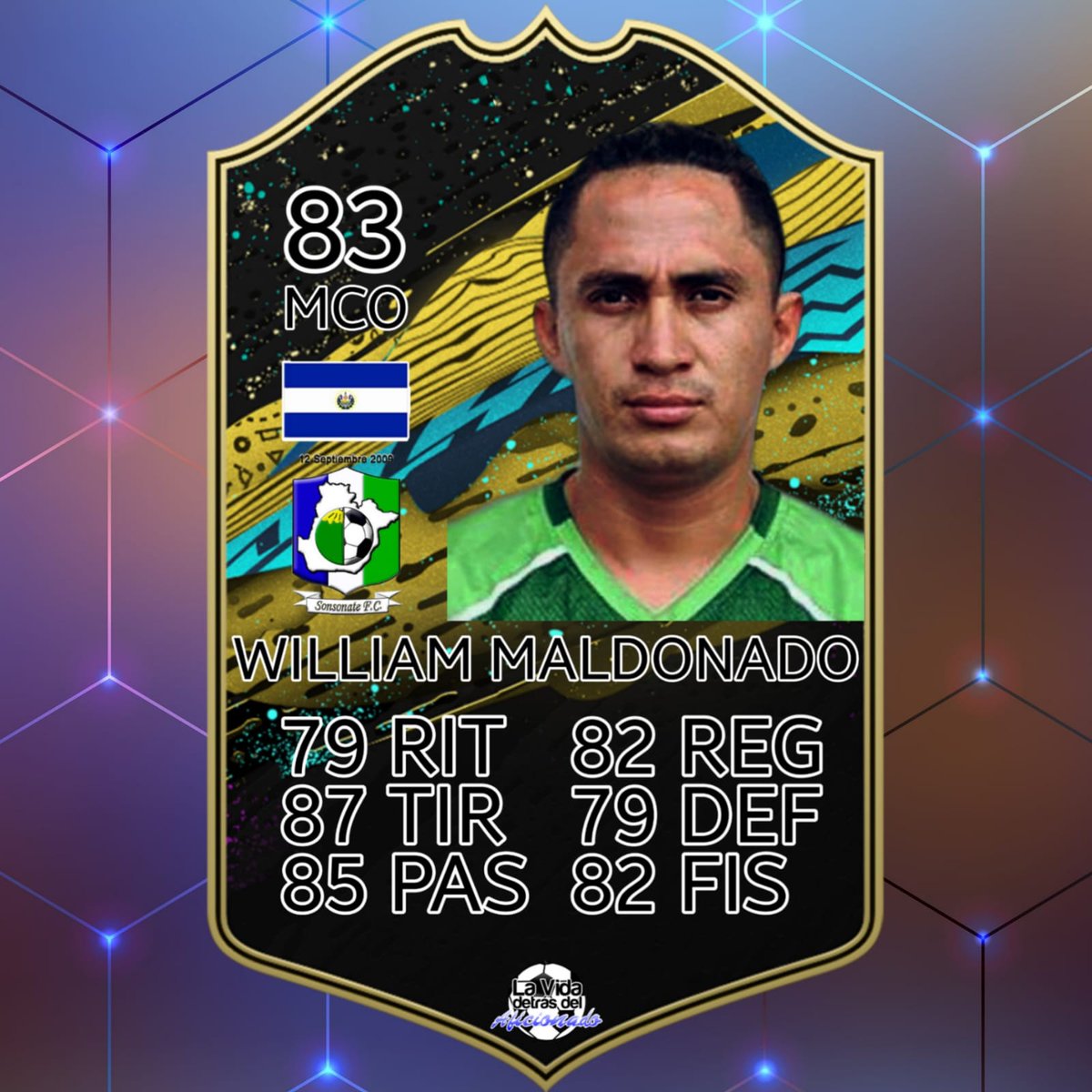 Nuestra tercera  ficha del equipo AMIGOS DE LA VIDA DETRAS DEL AFICIONADO William Maldonado <a href="/Williamaldonad4/">William maldonado</a> ⚽️🏆💪🇸🇻💙 atentos que se vienen más sorpresas!!!!
#futbolsalvadoreño #futbol11 #arribalosqueluchan #LaVidaDetrasDelAficionado #Live #equipo #equilibrio #hechoenElSalvador