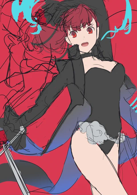 軽率に芳澤さんのラフ描いてしまった....。 