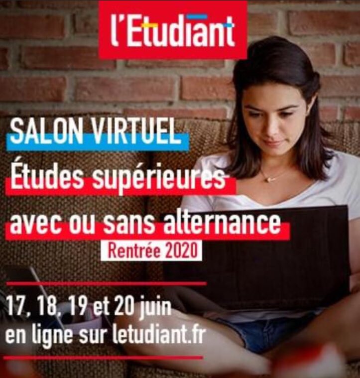 [SALON VIRTUEL] Retrouvez le CFA <a href="/grafipolis44/">Grafipolis et IEQT Nantes</a> cette semaine sur le salon virtuel dédié à l'#alternance L'Etudiant​ en #Bretagne.
⭐︎ mercredi 17, jeudi 18 et vendredi 19 juin 2020 de 16h30 à 17h30
⭐︎ samedi 20 juin 2020 de 11h à 12h.
…-etudes-superieures-juin.letudiant.fr/fr?utm_source=…