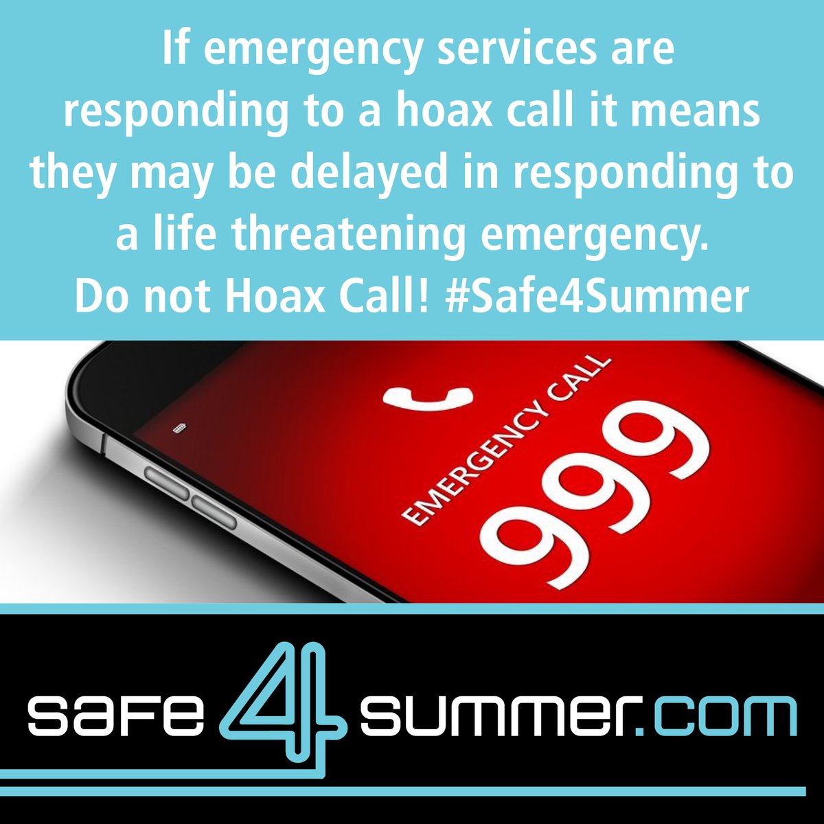 GMPTrafford's tweet image. #Safe4Summer
A fire engine, ambulance or police car cannot be in two places at the same time! 
Hoax calls cost lives! 🚓🚑🚒

@manchesterfire @NWAmbulance