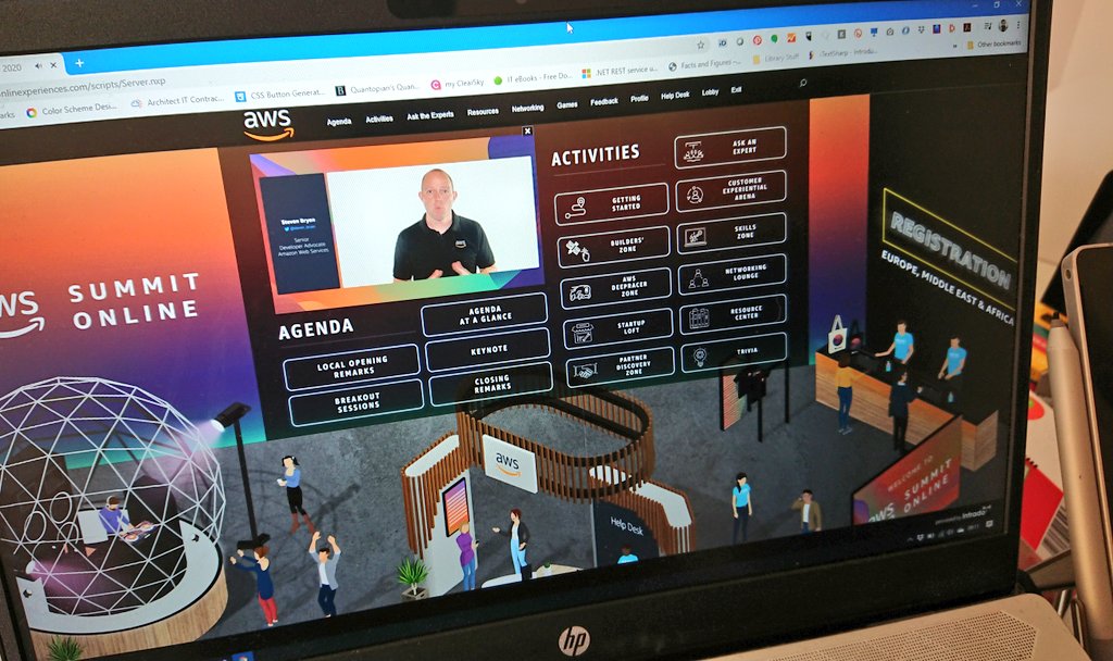 Axelisys's tweet image. Morning devs.

The AWS Online summit has started.

Are you watching?

#AWS #awssummit #awsonline