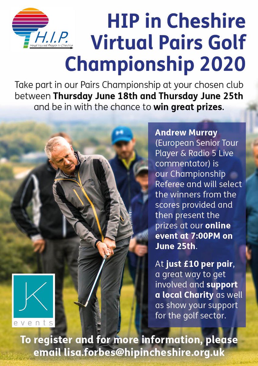 Planning a game over the next week?
Why not join our virtual championship?   
Be part of something positive and be in with the chance to win some great prizes. @AMurrayGolf 
#golf #mates #charity #makesomethinghappen