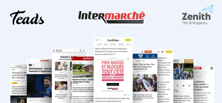Opération "Prix baissés et bloqués tout l’été" : Zenith est ravi d'avoir inauguré la solution Contexte Reachcast de <a href="/Teads/">Teads</a> avec @Intermarche ! Plus d'infos : bit.ly/3daZnxg via <a href="/CB_News/">CB News</a>