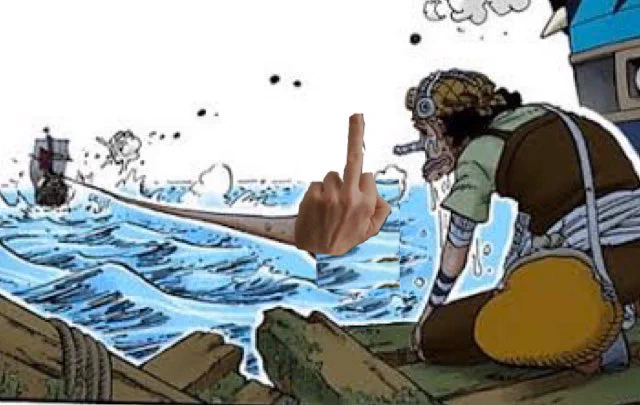 こんなルフィは嫌だ！再び仲間になりたいウソップに対して中指を立てるwww