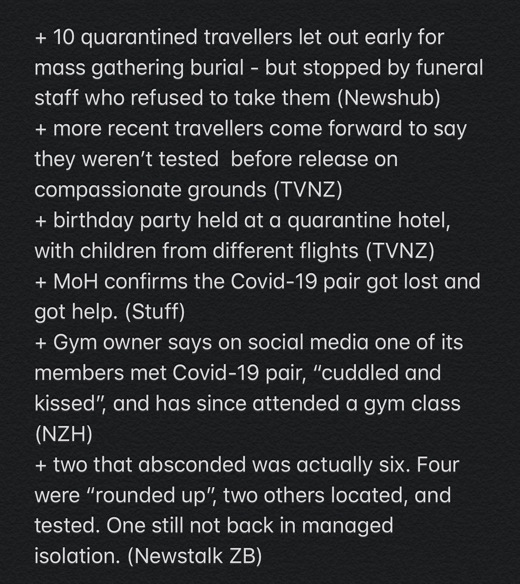 Some astonishing developments tonignt: