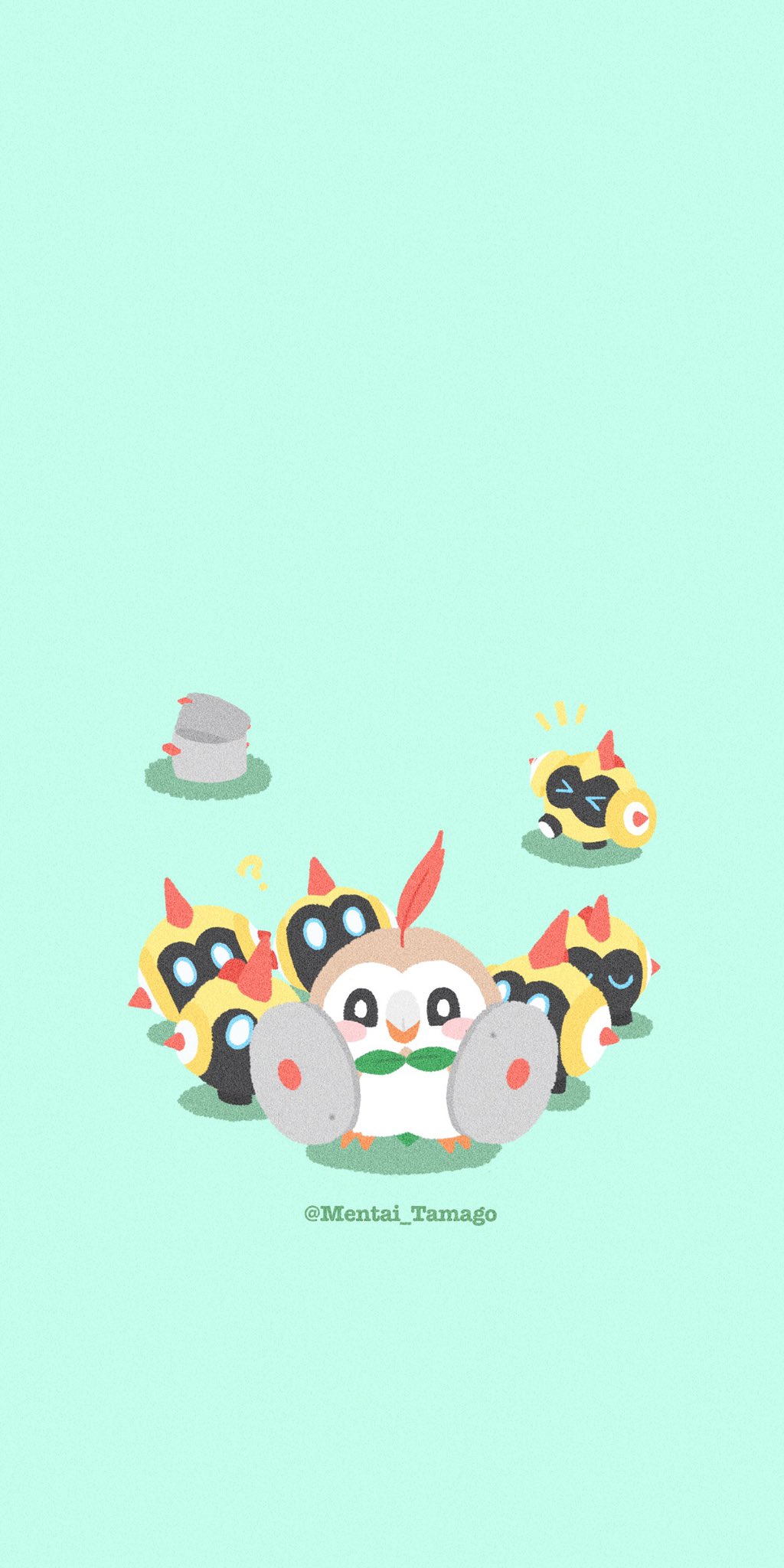 呉淞ろん リクエスト タイレーツとモクロー ということで モクローにタイレーツを乗っ取られた ヘイチョー ポケモンイラスト イラスト T Co Srxf1lxk9r Twitter