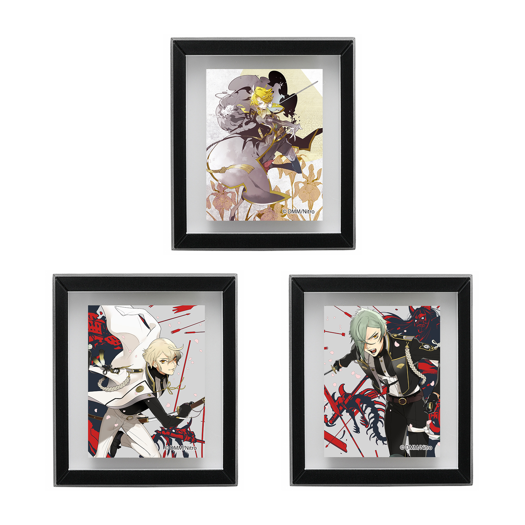 刀剣乱舞　とうらぶ　一周年記念祝画　掛け軸　膝丸・髭切・鶯丸 刀剣乱舞 とうらぶ 一周年記念祝画 掛け軸 膝丸・髭切・鶯丸