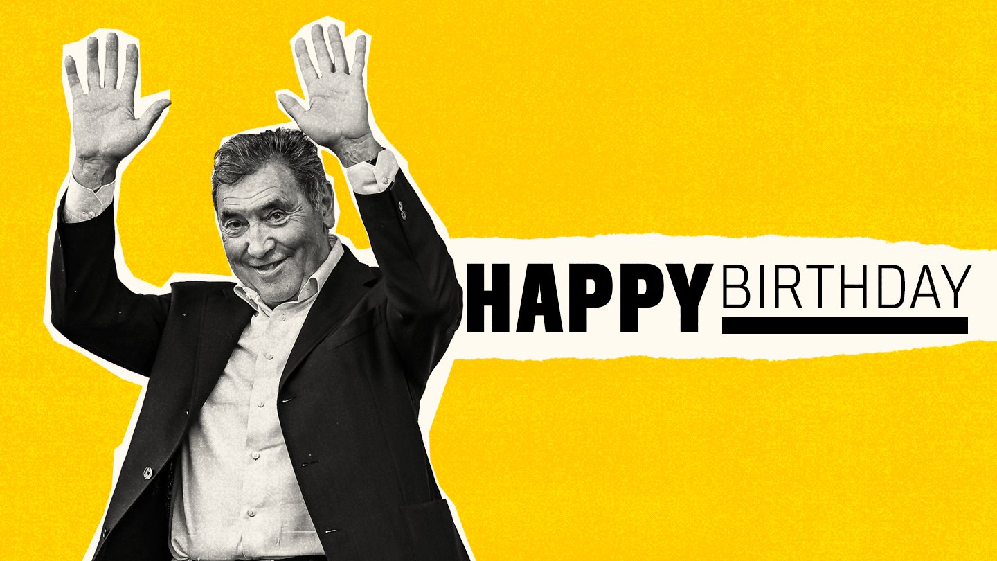 Eddy Merckx turns 7  5  today! Happy birthday champ 