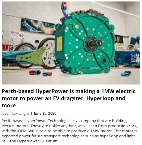 TopEVRacing's tweet photo. Thank you @techAU for the recent coverage! Check out their article via https://t.co/RVCdo9Y6fo

#Top #EV #Racing - 612km/h 5,000HP #Solar-#SuperCharged #ELECTRIC #Race #Car &amp; #CleanTech #Engineering #Team

#HyperPower #Technologies - #Advanced #Propulsion #Systems https://t.co/TIZjFYhGOb