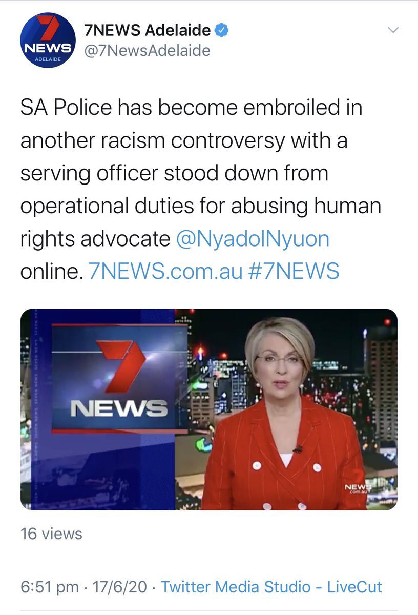 Please don’t tag me in these reports, it invites more trolling. I also have no ill wishes against the officer and I am not after revenge.