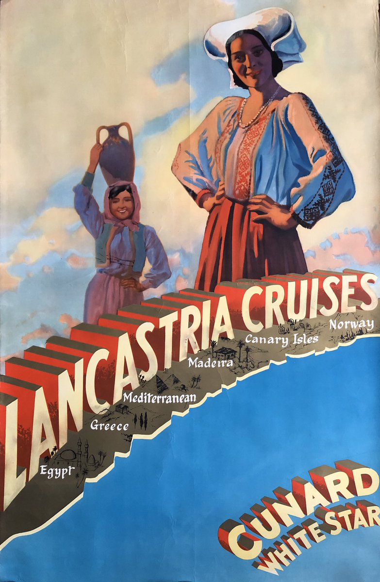 ...and another promoting her regular cruises to Norway and the Mediterranean...2/