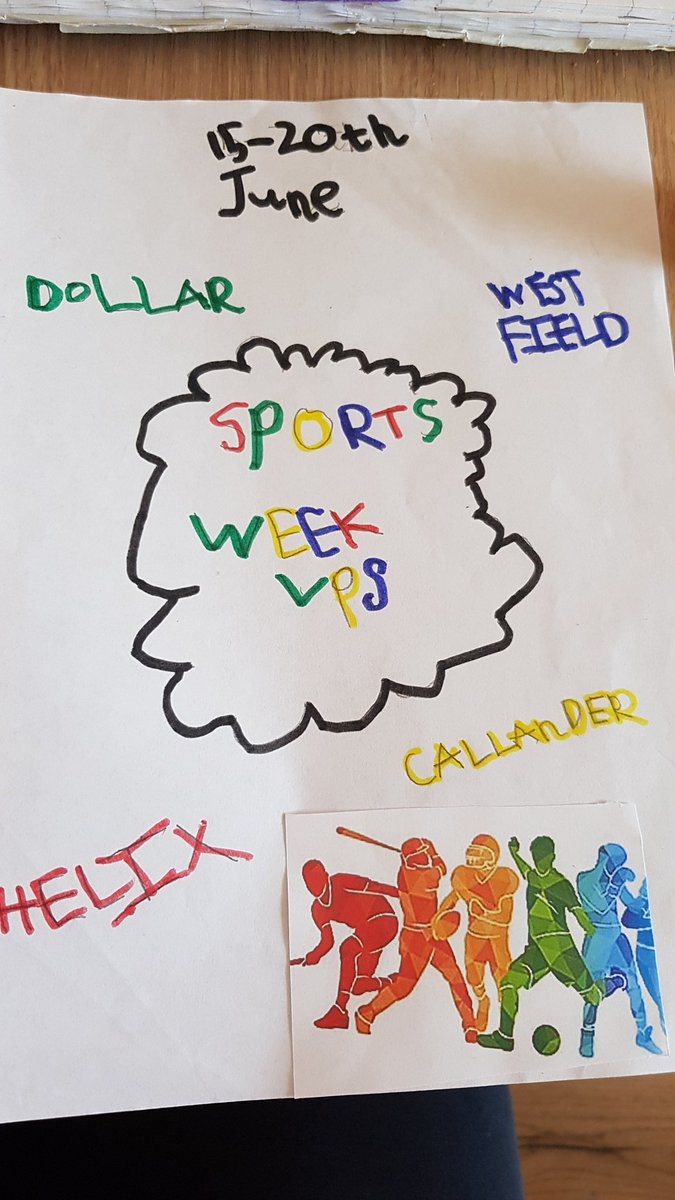 WilliamsSLouise's tweet image. Poster for for sports week - Go Helix #vpshel