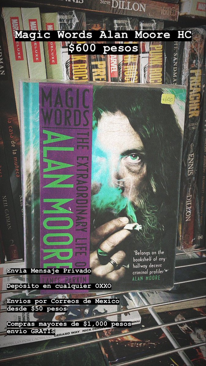 FansDCVertigoMX's tweet photo. Elige tus cómics y libros favoritos en nuestras historias de #instagram, manda mensaje privado para detalles de depósito y recíbelos bien protegidos a la puerta de tu domicilio. Estamos como @vertigocomicsmexico 

#comicbookstore #batman #alanmoore #nealadams https://t.co/NkDJBhZ1xI