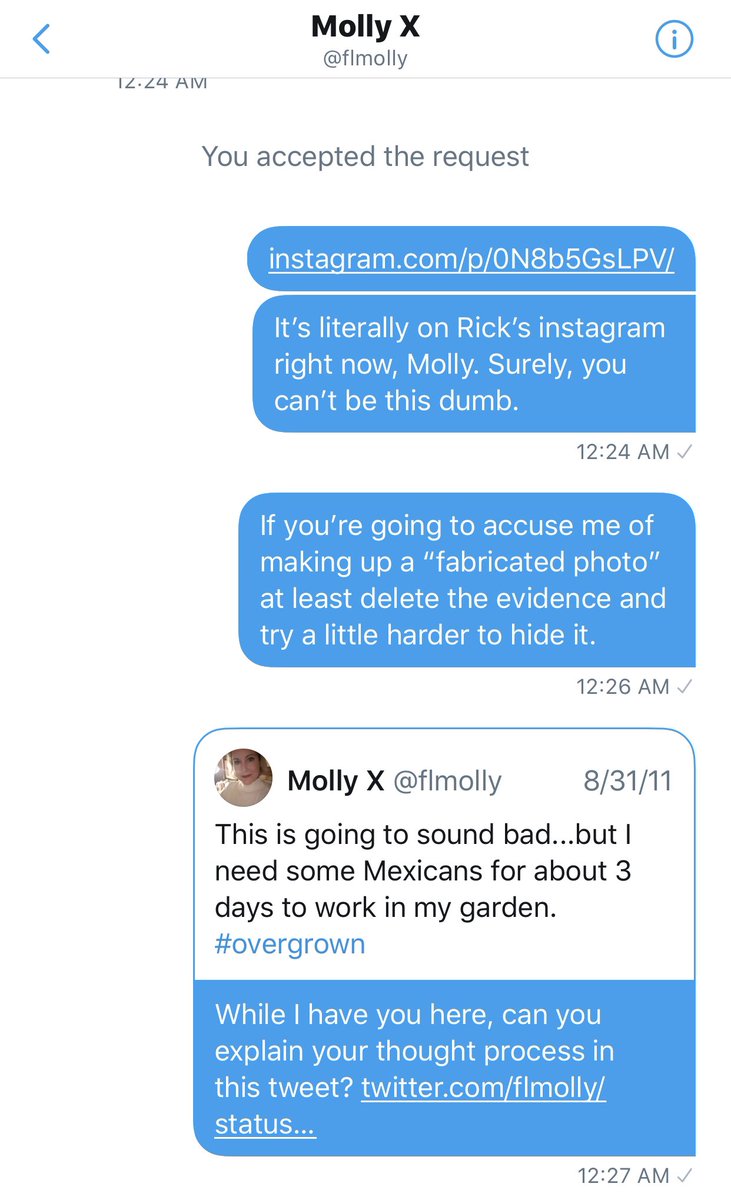 Rick Wilson’s wife, Molly, just rage DMed me claiming the photos of their confederate “THE SOUTH WILL RISE AGAIN” cooler is fake.I sent her the instagram link, which is still live, and then nuked her.It all started when he tried to cancel Domino’s.RIP Rick and Molly Wilson