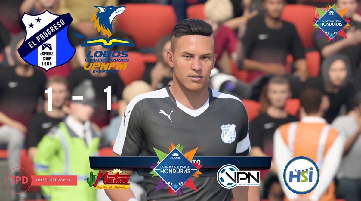 LINAHonduras504's tweet photo. ¡Primer partido destacado de la noche! @ClubHProgreso y @LobosUpnfm se reparten con 1pt cada uno en una jornada que era crucial para Progreso consolidar posiciones primeras y UPN entrar a liguilla. #LigaVirtualHonduras #Progreso #SomoLobos #eSports #FIFA20 #VirtualProNetwork https://t.co/WGnTcKYQQs