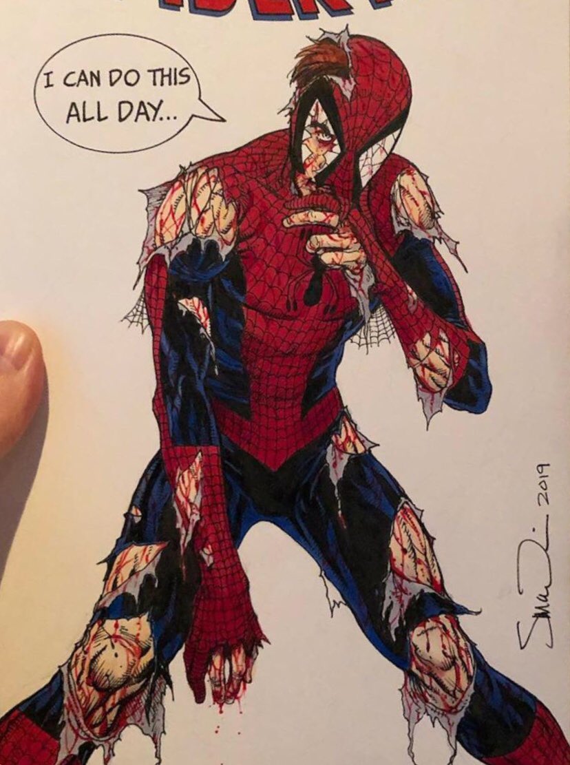 CoolComicArt's tweet photo. Steve McNiven draws a good Spider-Man https://t.co/t0xAkpeh2K