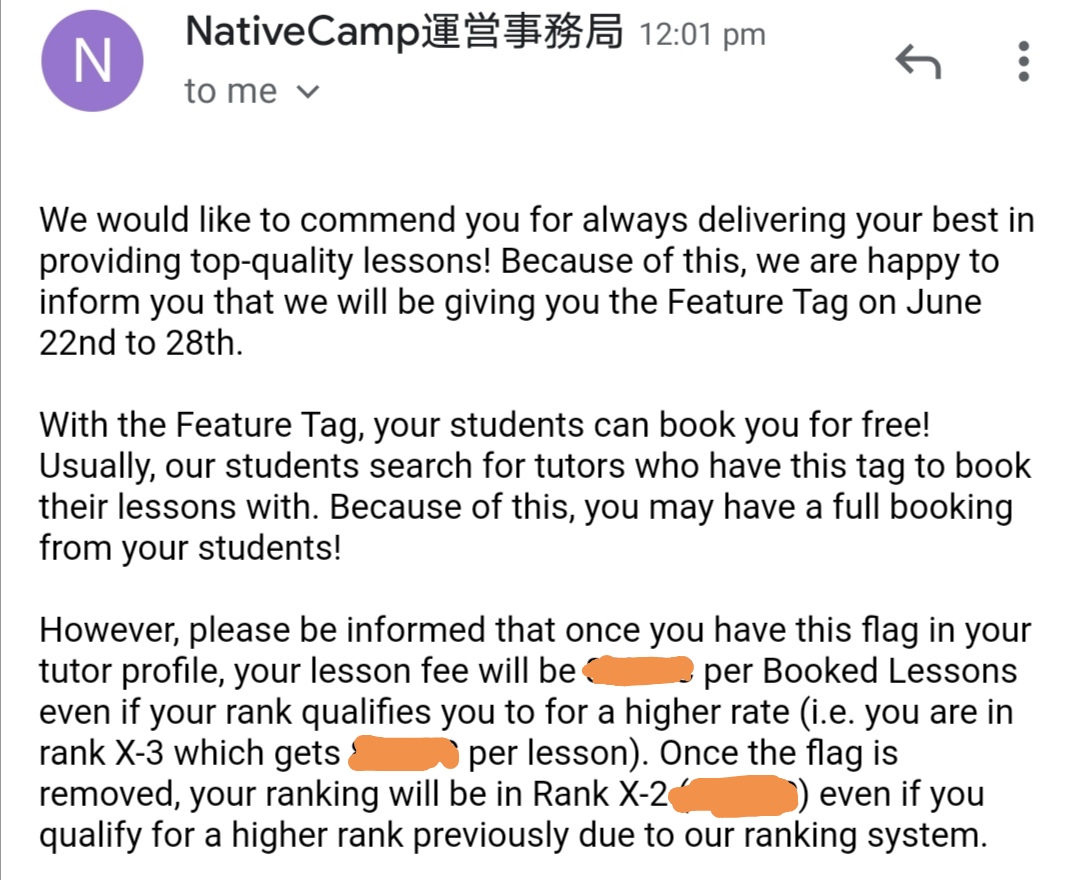 ReignearA's tweet photo. Salamat sa Dios sa Feature Tag. Malaking tulong to. Thanks @NativeCamp #ESL https://t.co/0J3bMjXgMz