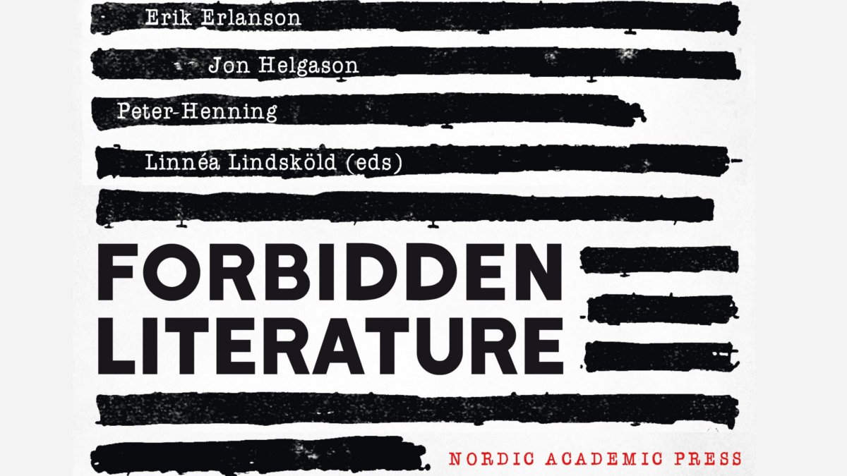 Ny bok 📗 Forbidden Literature: Case studies on censorship av Erik Erlanson, Jon Helgason, Peter Henning och Linnéa Lindsköld. Läs om både historiska och samtida exempel på litteraturens ofta komplexa samspel med #yttrandefriheten. doi.org/10.21525/krite… #OAbooks #PeerReview