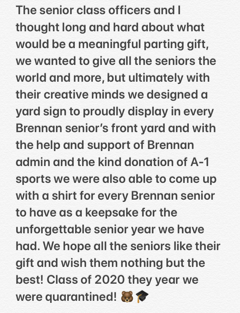 BHS Co '20 tweet media