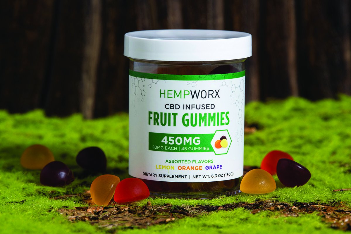 Hempworx CBD infused Fruit Gummies Available from hempworx.com/Stu1025